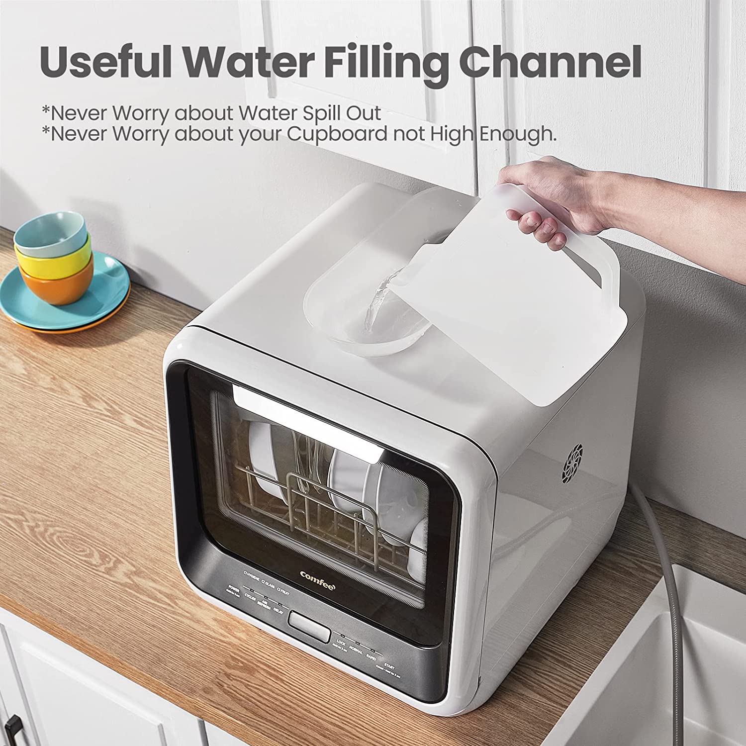 COMFEE' Portable Countertop Dishwasher - Picture 8
