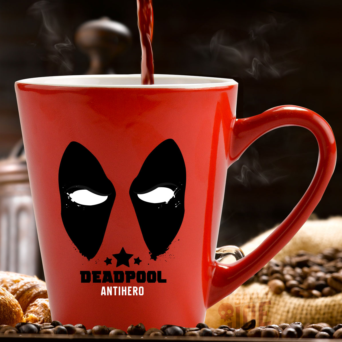 Deadpool Antihero Mask Mug - Picture 1