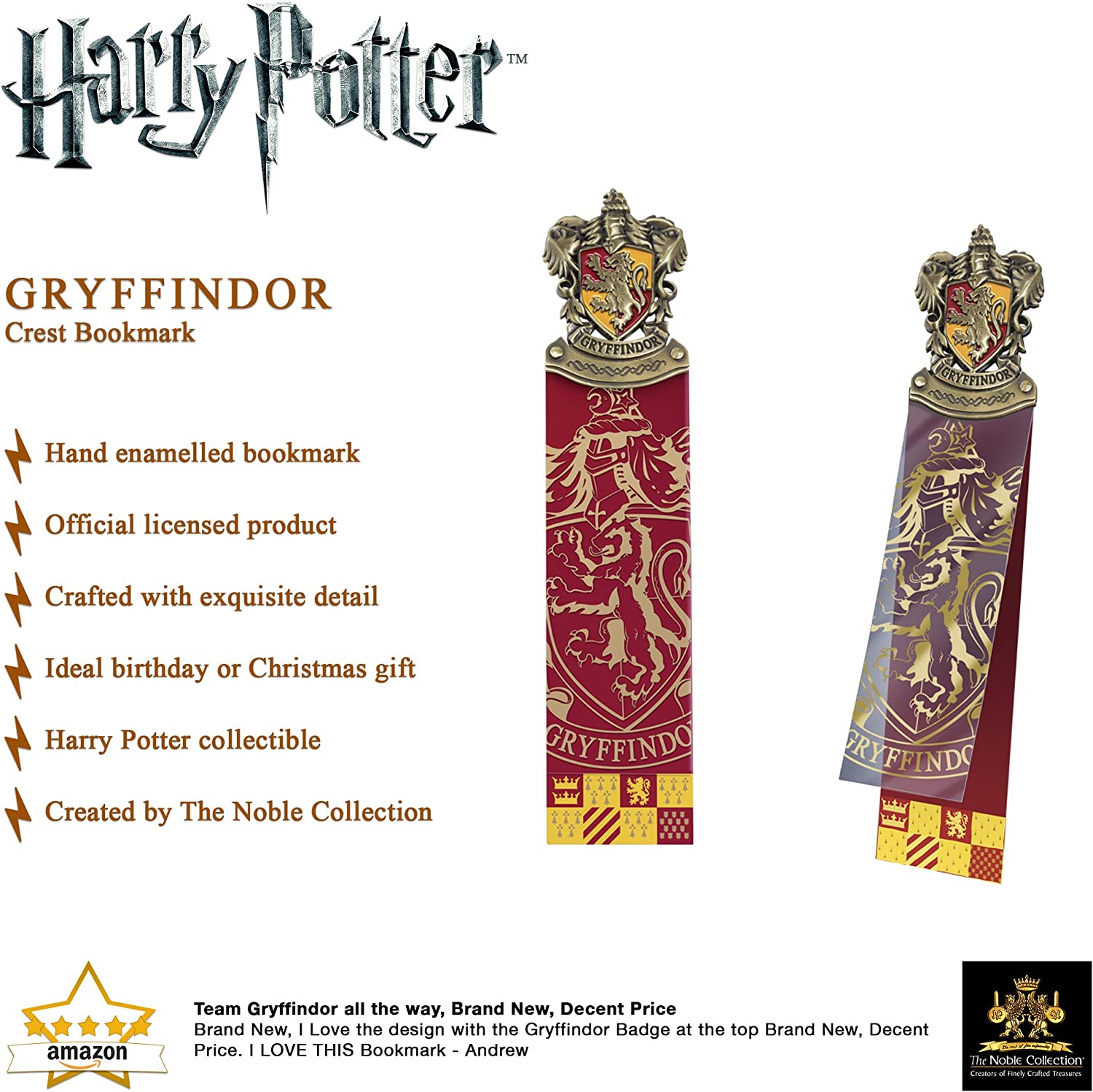 Gryffindor Crest Bookmark - Picture 3