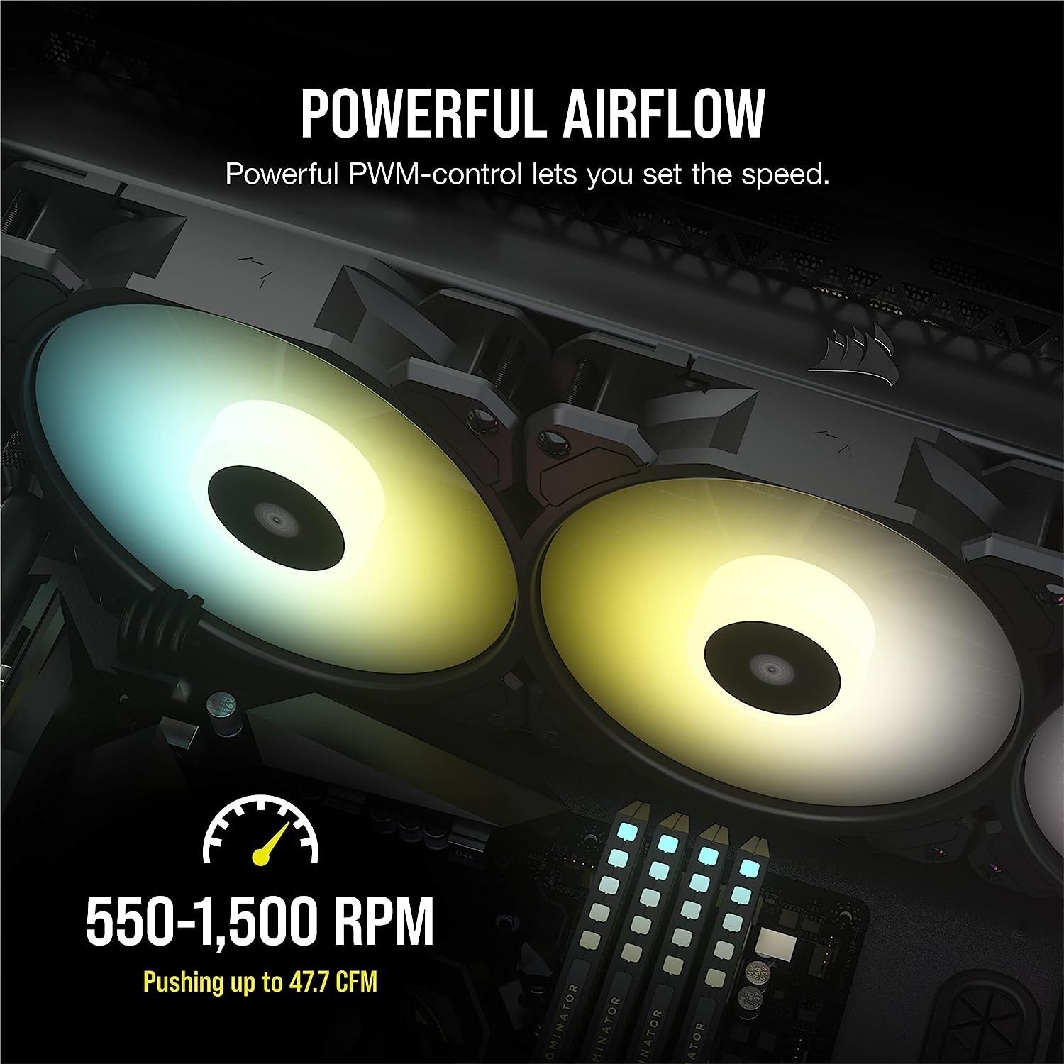 Corsair iCUE SP120 RGB Elite 120mm PWM Triple Fan Kit - Picture 7