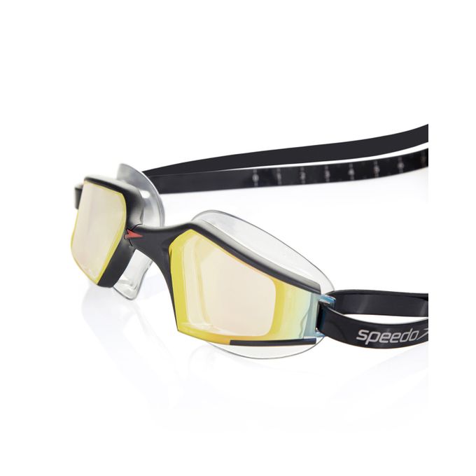 Speedo Performance Aquapulse Max Mirror Goggle Black - Picture 3